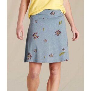TOAD & CO Chakra Skirt North Shore Gerbera Stretch Med Outdoor Gorpcore Travel
